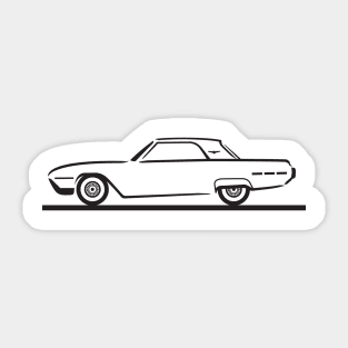 1962 Ford Thunderbird Hard Top Sticker